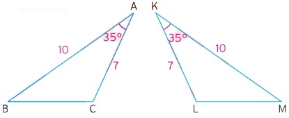 kenar açı kenar eş üçgenler