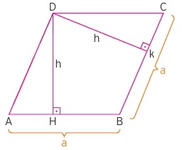 eşkenar üçgende alan hesaplama