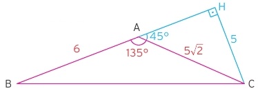 özel üçgenin alanı çözümü