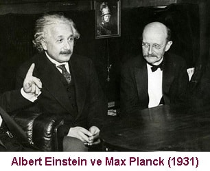 Albert Einstein ve Max Planck
