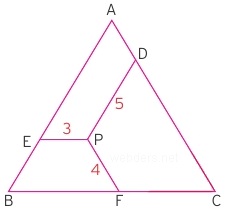 eşkenar üçgen sorusu