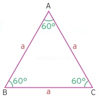 eşkenar üçgen